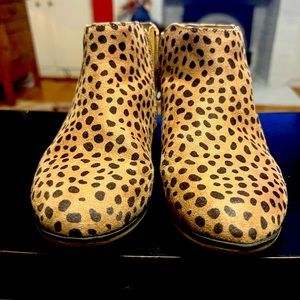 Girls Leopard Boots size 2
